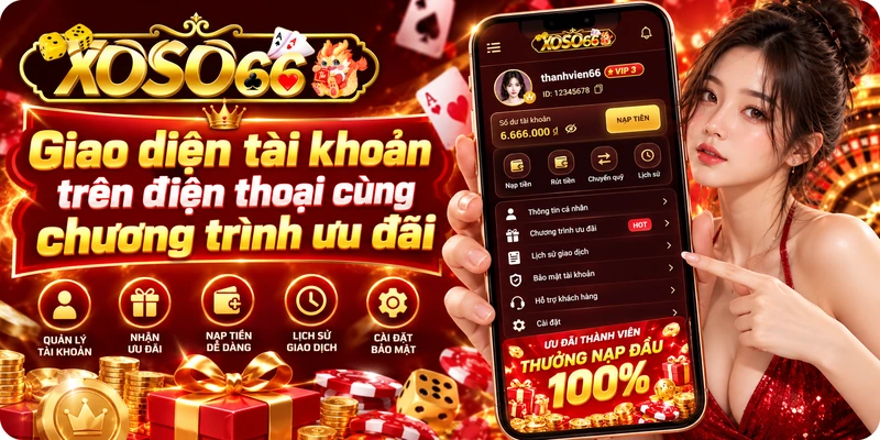 TRANG CHỦ 15 TRANG CHỦ Giao diện tài khoản trên điện thoại cùng chương trình ưu đãi